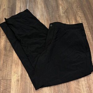 Ben Hogan Pants Mens 38x30 Black Flat Front Stretch Comfort Waist Travel Golf‎